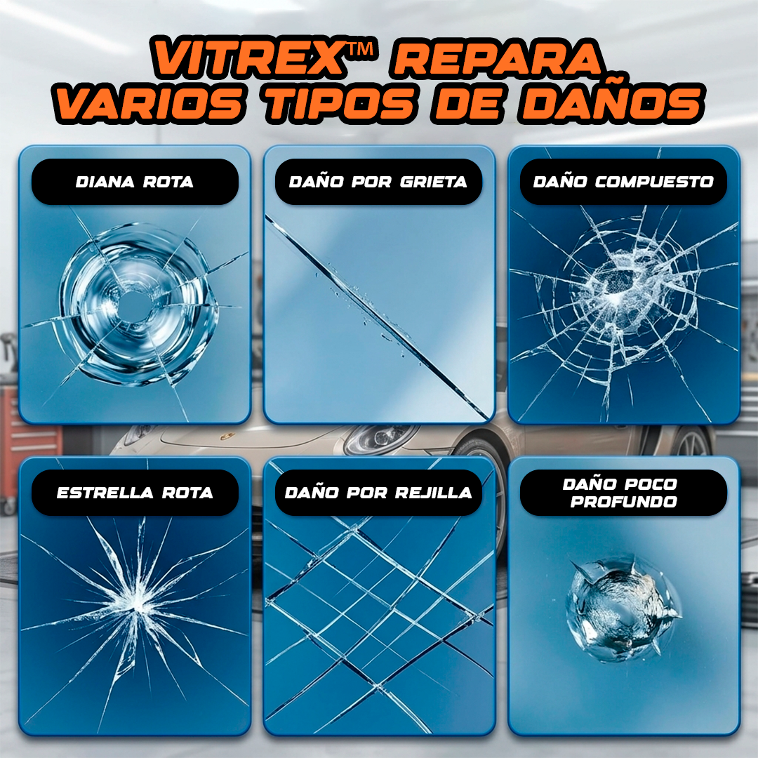 VITREX™: El vidrio líquido que repara tu parabrisas en solo 20 minutos