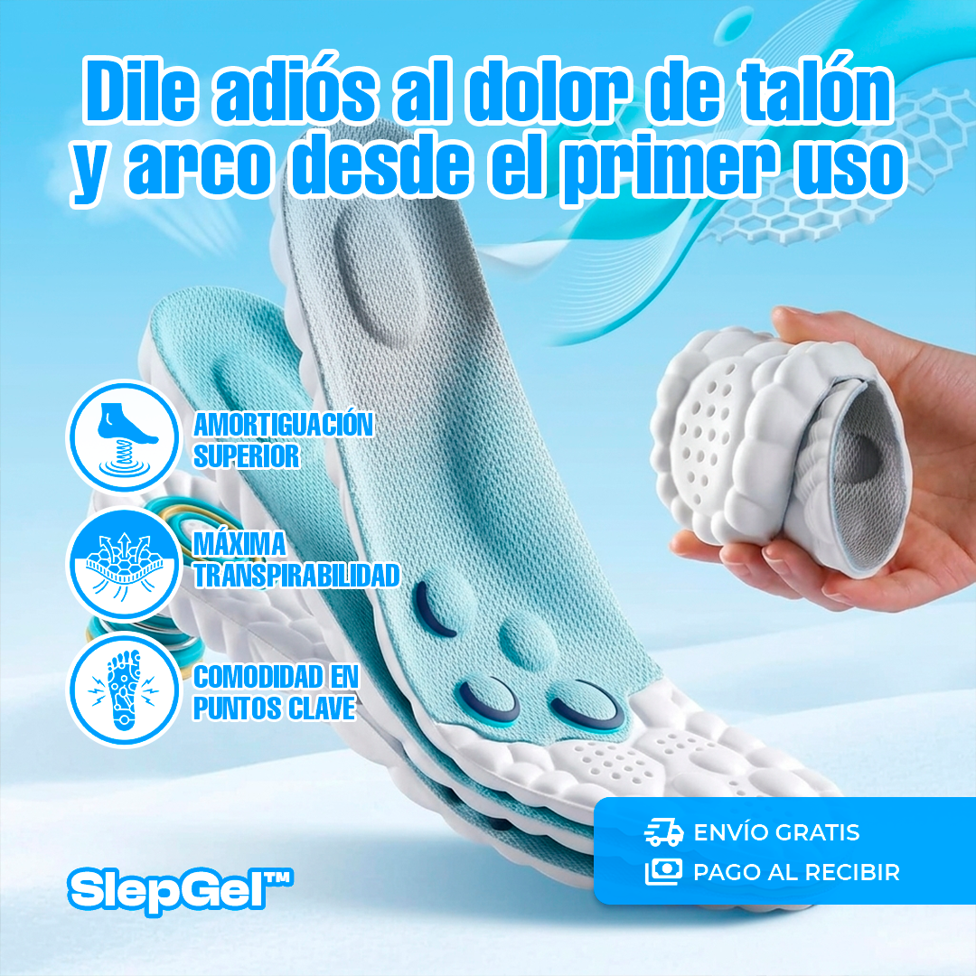Slep Gel: El gel inteligente que protege tus pies todo el día