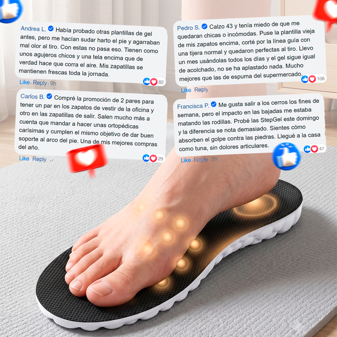 Slep Gel: El gel inteligente que protege tus pies todo el día